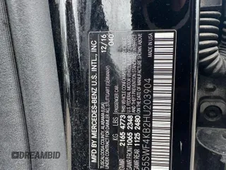 2017 Mercedes-Benz C 300 с VIN 55SWF4KB2HU203904, выставлен на аукционе Copart как лот 61595005 с пробегом 113 505 миль миль и Чистый • Clean title. История ставок и продаж доступна на DreamBid. Изображение 10.