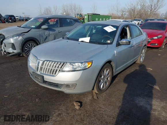 2012 Lincoln MKZ with VIN 3LNHL2JCXCR825669, listed as a IAAI auction lot 41649589 with 183,446 mi miles. Bid and sale history available at carsss.com. Image 2.