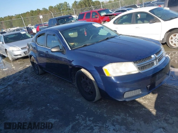 2013 Dodge Avenger SE with VIN 1C3CDZAB1DN544719, listed as a IAAI auction lot 41732090 with 205,536 mi miles and . Bid and sale history available at DreamBid. Image 1.
