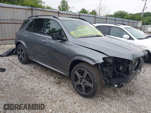 2024 Mercedes-Benz GLE 350 z VIN 4JGFB4FBXRB129297, wystawiony jako IAAI lot #42442552 z przebiegiem 2 922 mil mil oraz . Historia ofert i sprzedaży dostępna na DreamBid. Obrazek 1.