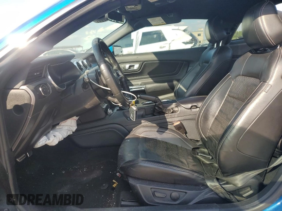 2021 Ford Mustang EcoBoost with VIN 1FA6P8TH2M5113940, listed as a Copart auction lot 56127505 with Not provided miles and Salvage title. Bid and sale history available at DreamBid. Image 7.