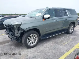 2023 Chevrolet Suburban Premier with VIN 1GNSCFKD2PR377493, listed as a IAAI auction lot 42426988 with 71,365 mi miles and . Bid and sale history available at DreamBid. Image 18.