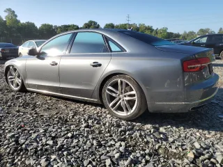 2015 Audi A8 with VIN WAUJGAFD3FN013026, listed as a Copart auction lot 67650374 with 88,064 mi miles and Salvage title. Bid and sale history available at DreamBid. Image 2.
