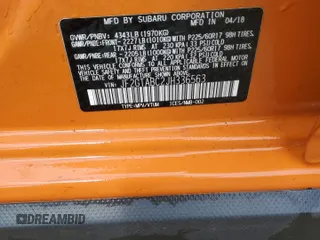 2018 Subaru Crosstrek Premium с VIN JF2GTABC2JH336563, выставлен на аукционе Copart как лот 60803825 с пробегом 110 303 миль миль и Чистый • Clean title. История ставок и продаж доступна на DreamBid. Изображение 14.