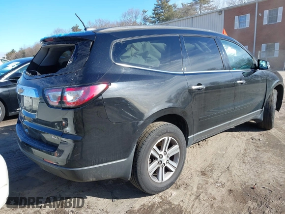 2017 Chevrolet Traverse LT with VIN 1GNKVGKD0HJ159942, listed as a IAAI auction lot 41595042 with 128,527 mi miles and . Bid and sale history available at DreamBid. Image 4.