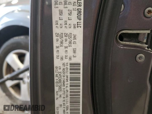 2013 Dodge Journey American Value with VIN 3C4PDCAB8DT509251, listed as a Copart auction lot 53996125 with 112,041 mi miles and Non Repairable. Bid and sale history available at DreamBid. Image 13.