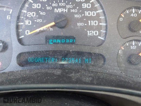 2005 Chevrolet Suburban LT with VIN 1GNEC16Z75J117611, listed as a IAAI auction lot 41946614 with 273,541 mi miles. Bid and sale history available at carsss.com. Image 7.