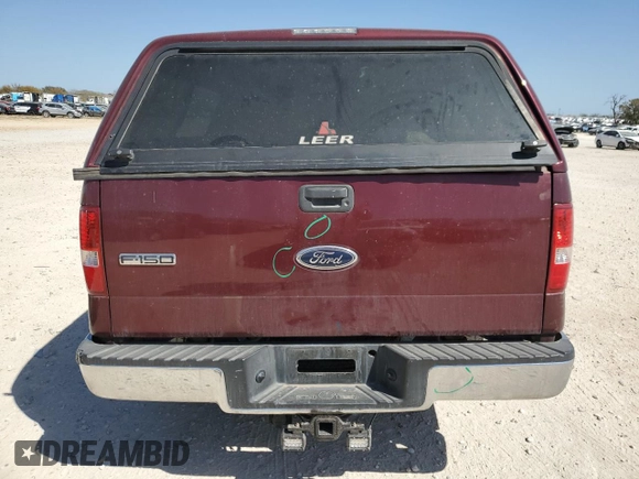 2005 Ford F-150 XLT with VIN 1FTPX12585FA35561, listed as a Copart auction lot 48434245 with 0 mi miles and Salvage Title. Bid and sale history available at carsss.com. Image 6.