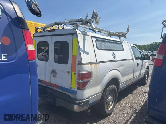 2013 Ford F-150 XL with VIN 1FTMF1EM4DKE77395, listed as a IAAI auction lot 42480055 with 198,657 mi miles and . Bid and sale history available at DreamBid. Image 1.