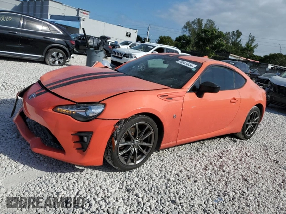 2017 Toyota 86 with VIN JF1ZNAA15H9708487, listed as a Copart auction lot 84851934 with 68,966 mi miles and Salvage Title. Bid and sale history available at carsss.com. Image 1.