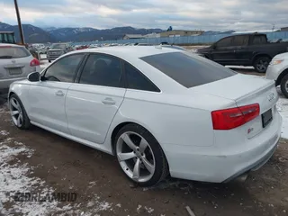 2013 Audi S6 Prestige with VIN WAUF2AFC7DN040741, listed as a IAAI auction lot 41032195 with 107,431 mi miles. Bid and sale history available at carsss.com. Image 3.