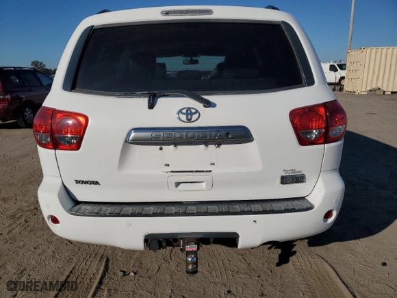 2008 Toyota Sequoia Ltd with VIN 5TDZY68A78S002790, listed as a Copart auction lot 82763584 with 255,103 mi miles and Salvage Title. Bid and sale history available at carsss.com. Image 6.