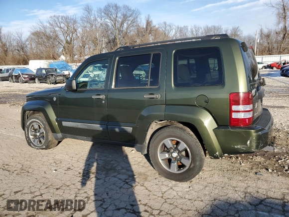 2008 Jeep Liberty Sport with VIN 1J8GN28K58W261546, listed as a Copart auction lot 42100085 with 162,876 mi miles and Non Repairable. Bid and sale history available at carsss.com. Image 2.