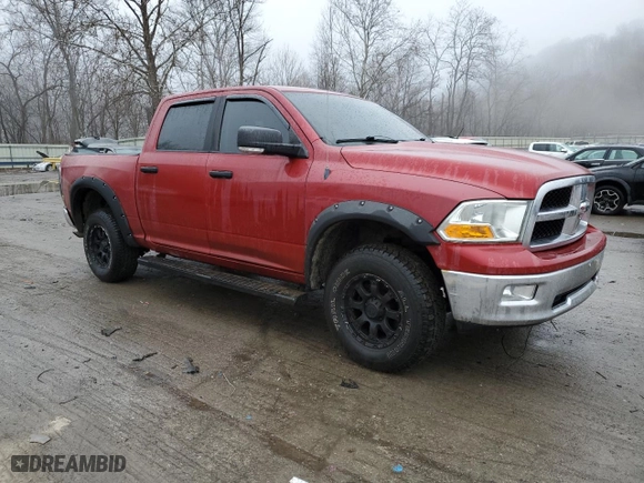 2009 Dodge Ram 1500 SLT with VIN 1D3HV13P29S720458, listed as a Copart auction lot 43984985 with 119,775 mi miles and Salvage Title. Bid and sale history available at carsss.com. Image 4.