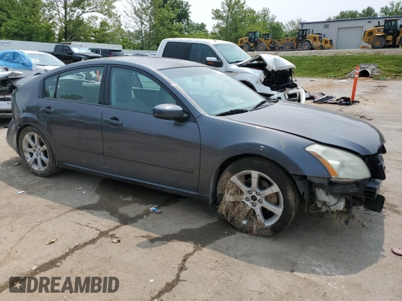 2007 Nissan Maxima SE with VIN 1N4BA41E37C816948, listed as a Copart auction lot 59206625 with 203,129 mi miles and Salvage title. Bid and sale history available at DreamBid. Image 4.