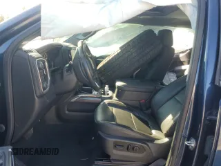 2020 Chevrolet Silverado 1500 LTZ with VIN 1GCUYGET8LZ306482, listed as a Copart auction lot 75839224 with Not Provided miles and Salvage Title. Bid and sale history available at DreamBid. Image 7.