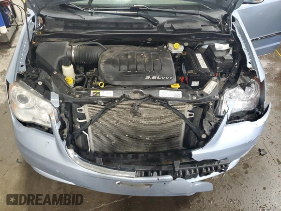 2013 Chrysler Town & Country Limited with VIN 2C4RC1GG9DR646141, listed as a Copart auction lot 49809545 with 129,720 mi miles and Salvage Title. Bid and sale history available at carsss.com. Image 13.