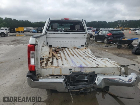 2019 Ford F-350 XL with VIN 1FT8W3A67KEG54330, listed as a Copart auction lot 57588535 with 247,040 mi miles and Salvage title. Bid and sale history available at DreamBid. Image 6.