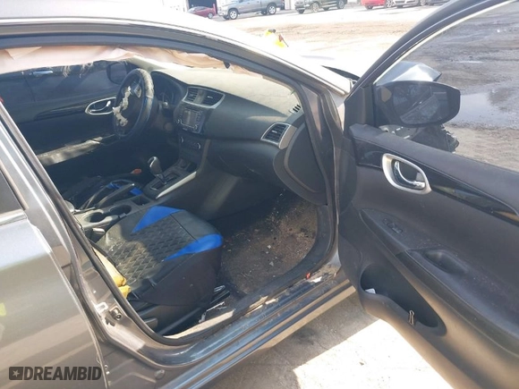 2017 Nissan Sentra SV with VIN 3N1AB7AP9HL724015, listed as a IAAI auction lot 42100563 with 168,297 mi miles. Bid and sale history available at carsss.com. Image 5.