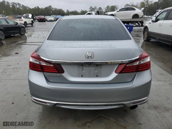 2016 Honda Accord Sedan LX with VIN 1HGCR2F35GA211944, listed as a Copart auction lot 49690825 with 208,246 mi miles and Salvage Title. Bid and sale history available at carsss.com. Image 6.