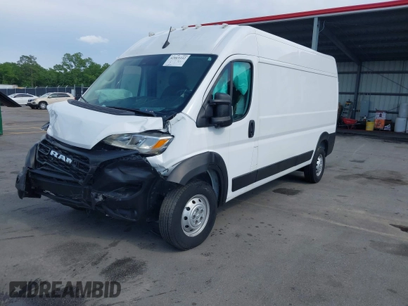 2023 Ram ProMaster Cargo with VIN 3C6MRVHG7PE509176, listed as a IAAI auction lot 42069332 with 72,976 mi miles. Bid and sale history available at carsss.com. Image 18.