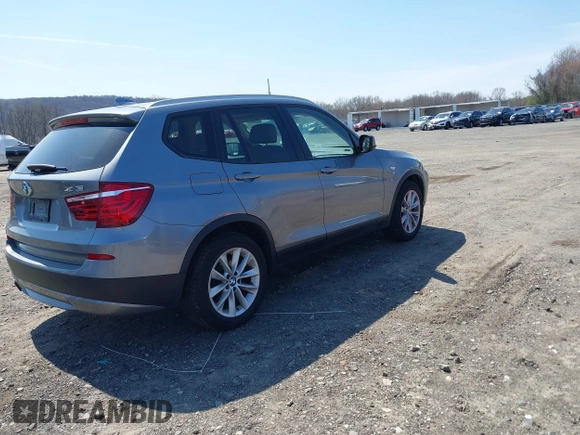 2014 BMW X3 xDrive28i with VIN 5UXWX9C54E0D24997, listed as a IAAI auction lot 42026278 with 94,383 mi miles and . Bid and sale history available at DreamBid. Image 4.