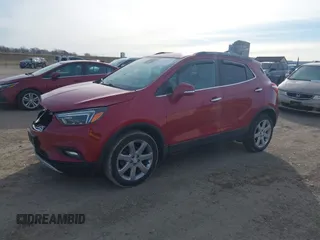 2017 Buick Encore Essence with VIN KL4CJCSB4HB172293, listed as a IAAI auction lot 41482029 with 107,685 mi miles and . Bid and sale history available at carsss.com. Image 18.