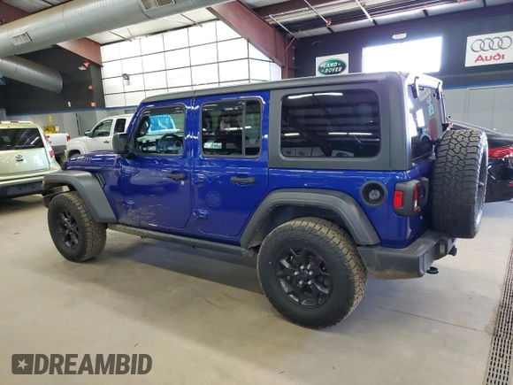 2020 Jeep Wrangler Unlimited Sport Altitude with VIN 1C4HJXDG3LW174064, listed as a Copart auction lot 63650625 with 209,226 mi miles and Clean title. Bid and sale history available at DreamBid. Image 2.