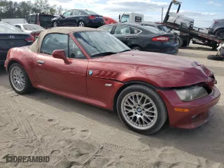 2000 BMW Z3 2.8L with VIN 4USCH3346YLF43480, listed as a Copart auction lot 81309814 with 137,361 mi miles and Salvage Title. Bid and sale history available at carsss.com. Image 4.