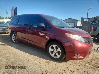 2015 Toyota Sienna L with VIN 5TDZK3DC6FS609767, listed as a Copart auction lot 61188585 with 136,286 mi miles and Salvage title. Bid and sale history available at DreamBid. Image 4.
