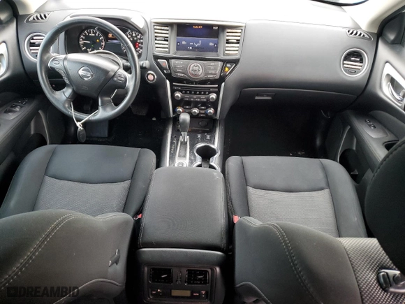 2017 Nissan Pathfinder S with VIN 5N1DR2MM8HC610475, listed as a Copart auction lot 52548495 with 66,766 mi miles and Salvage Title. Bid and sale history available at carsss.com. Image 8.