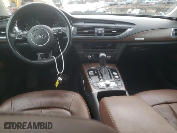 2016 Audi A7 3.0 Premium Plus with VIN WAUWGAFC0GN175596, listed as a Copart auction lot 39784844 with 97,520 mi miles. Bid and sale history available at carsss.com. Image 8.