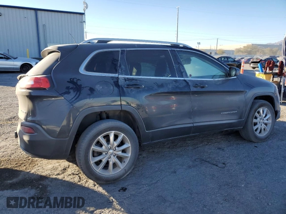 2016 Jeep Cherokee Limited with VIN 1C4PJMDS2GW186016, listed as a Copart auction lot 88911825 with 158,833 mi miles and Salvage title. Bid and sale history available at DreamBid. Image 3.