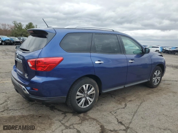 2018 Nissan Pathfinder S with VIN 5N1DR2MM2JC660391, listed as a Copart auction lot 49315565 with 123,233 mi miles and Salvage Title. Bid and sale history available at carsss.com. Image 3.