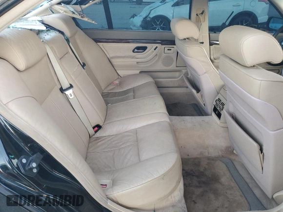 2001 BMW 7 Series 740iL with VIN WBAGH83481DP27673, listed as a Copart auction lot 75961134 with 149,120 mi miles and Salvage Title. Bid and sale history available at carsss.com. Image 10.