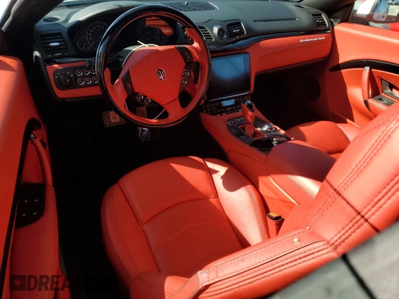 2019 Maserati GranTurismo Sport with VIN ZAM45VMA9K0344167, listed as a Copart auction lot 74383104 with 5,651 mi miles and Non repairable. Bid and sale history available at DreamBid. Image 8.