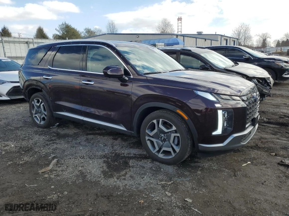 2024 Hyundai Palisade SEL with VIN KM8R4DGE5RU795391, listed as a Copart auction lot 43398655 with 5,811 mi miles and Salvage Title. Bid and sale history available at carsss.com. Image 4.