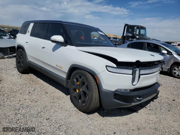 2023 Rivian R1S Launch Edition with VIN 7PDSGABLXPN004161, listed as a Copart auction lot 67390954 with 0 mi miles and Salvage Title. Bid and sale history available at carsss.com. Image 4.