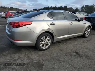2013 Kia Optima EX with VIN 5XXGN4A74DG140978, listed as a Copart auction lot 47573885 with 93,764 mi miles and Salvage Title. Bid and sale history available at carsss.com. Image 3.