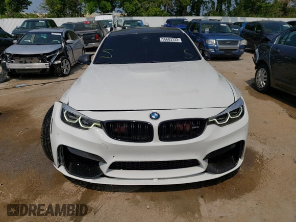 2018 BMW M3 z VIN WBS8M9C57J5J79220, wystawiony jako Copart lot #56683123 z przebiegiem 37 456 mil mil oraz . Historia ofert i sprzedaży dostępna na DreamBid. Obrazek 5.