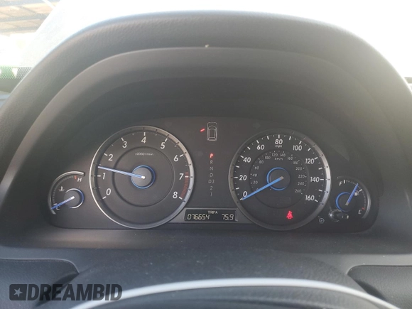 2010 Honda Accord Crosstour EX with VIN 5J6TF1H35AL012235, listed as a Copart auction lot 86903904 with 76,654 mi miles and Salvage Title. Bid and sale history available at carsss.com. Image 9.