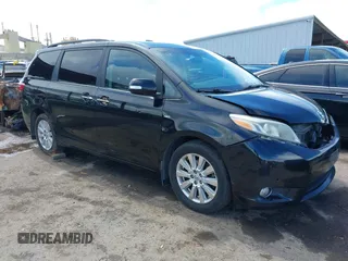 2017 Toyota Sienna XLE with VIN 5TDDZ3DC8HS186246, listed as a IAAI auction lot 41818631 with 182,583 mi miles and . Bid and sale history available at DreamBid. Image 1.