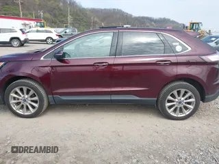 2017 Ford Edge Titanium with VIN 2FMPK4K81HBB51275, listed as a IAAI auction lot 42072543 with 90,912 mi miles. Bid and sale history available at carsss.com. Image 14.