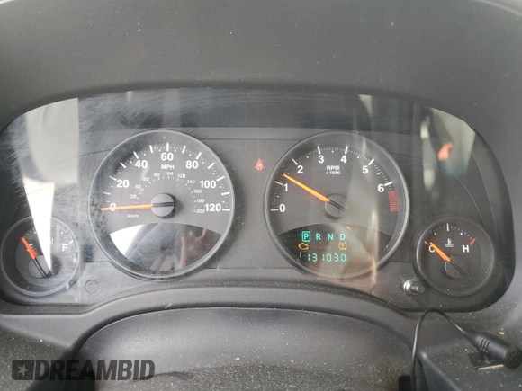 2012 Jeep Patriot Latitude with VIN 1C4NJRFB0CD624281, listed as a Copart auction lot 53113805 with 131,030 mi miles and Salvage Title. Bid and sale history available at carsss.com. Image 9.