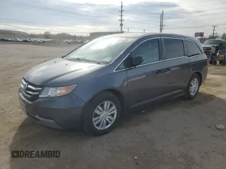 2016 Honda Odyssey LX with VIN 5FNRL5H28GB119525, listed as a Copart auction lot 50914835 with 87,210 mi miles and Salvage Title. Bid and sale history available at DreamBid. Image 1.