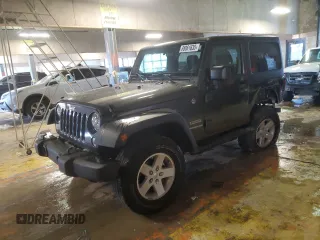 2017 Jeep Wrangler Willys Wheeler with VIN 1C4AJWAG3HL751703, listed as a Copart auction lot 88861635 with 14,114 mi miles and Salvage Title. Bid and sale history available at DreamBid. Image 1.