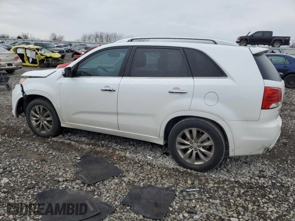 2011 Kia Sorento SX with VIN 5XYKW4A28BG164365, listed as a Copart auction lot 86365784 with 167,961 mi miles and Non Repairable. Bid and sale history available at carsss.com. Image 2.