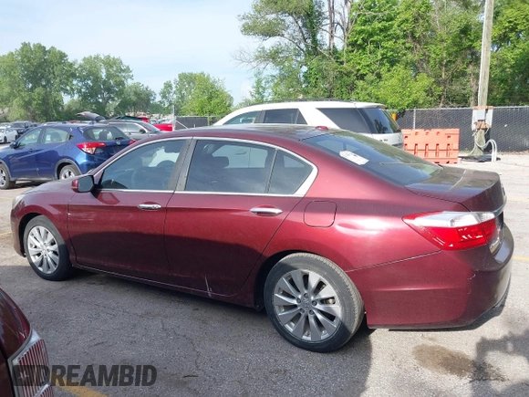 2013 Honda Accord EX-L with VIN 1HGCR2F87DA097551, listed as a IAAI auction lot 42236432 with 185,998 mi miles and . Bid and sale history available at DreamBid. Image 14.