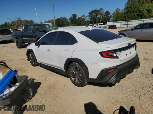 2023 Subaru WRX with VIN JF1VBAA66P9809569, listed as a Copart auction lot 76860074 with 19,786 mi miles and Salvage title. Bid and sale history available at DreamBid. Image 2.