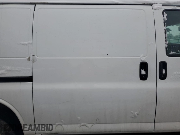 2014 Chevrolet Express Cargo Van with VIN 1GCWGFCAXE1145819, listed as a Copart auction lot 44579255 with 0 mi miles and Salvage Title. Bid and sale history available at carsss.com. Image 11.
